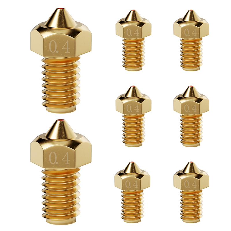 3D Printer Nozzle Brass - Buses en laiton de 0,4 mm