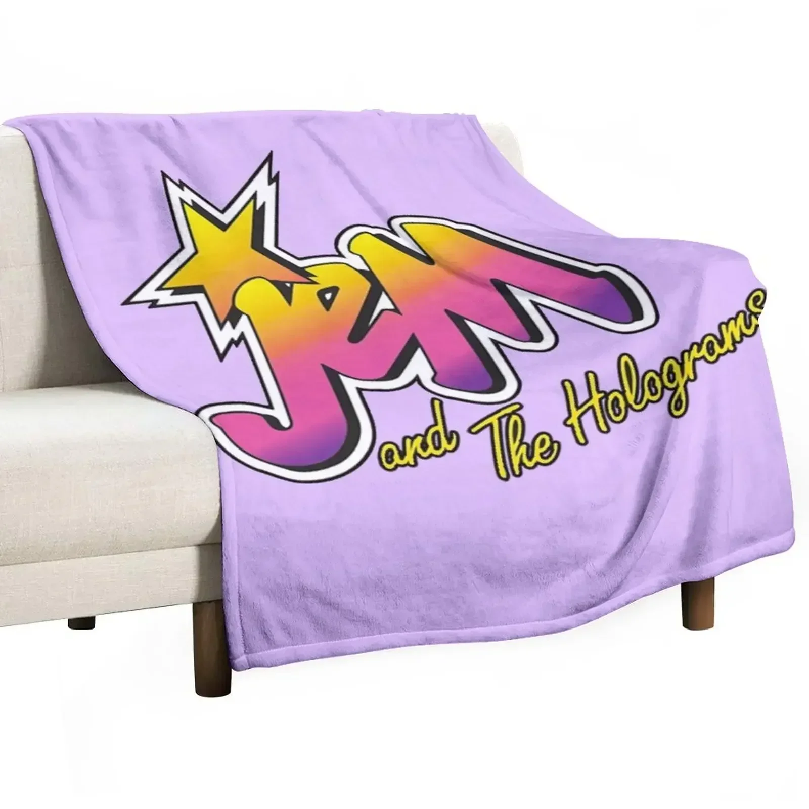 3D Printing Hologram - Couverture en flanelle Jem and the