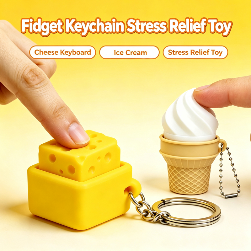 3D Printing Yourself - Porte-clés Fidget Clicker imprimé en 3D,