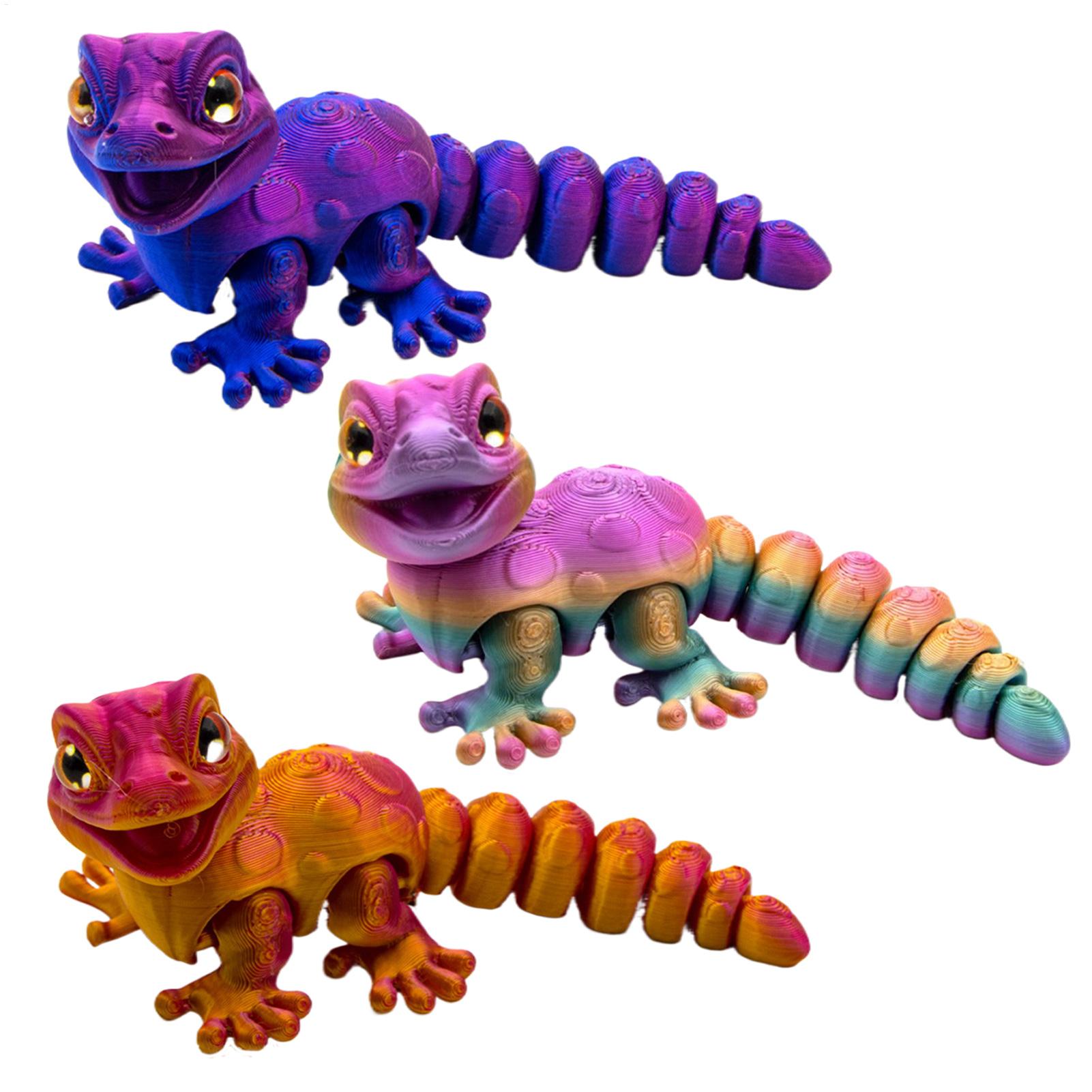 3D Printing Lizard - Figurine Gecko imprimée en 3D, lézard,