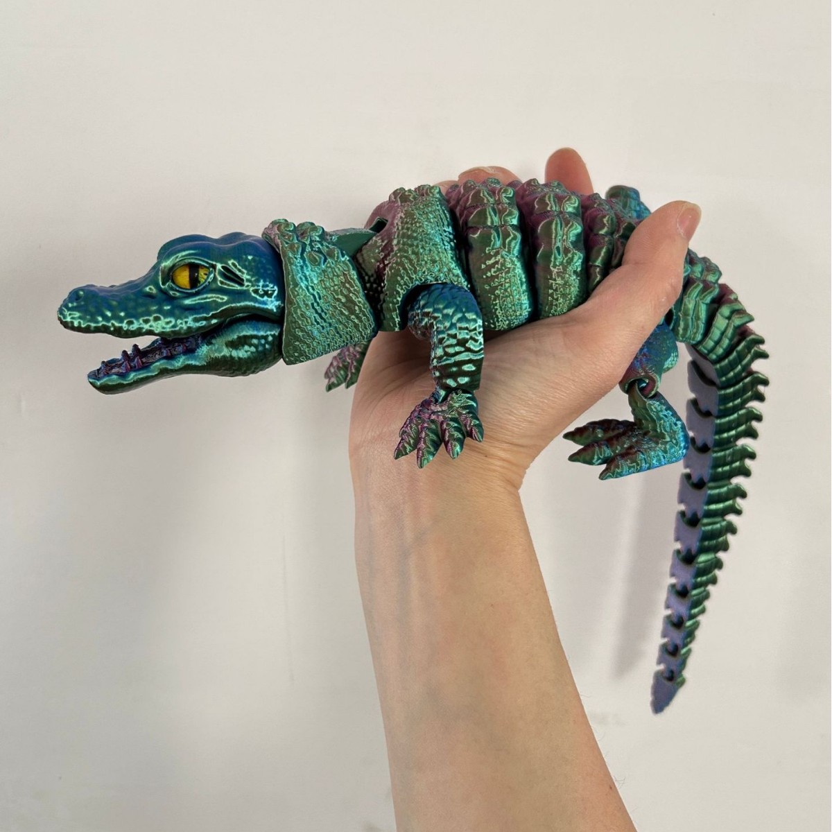 3D Printing Lizard - Crocodile imprimé en 3D avec bouche