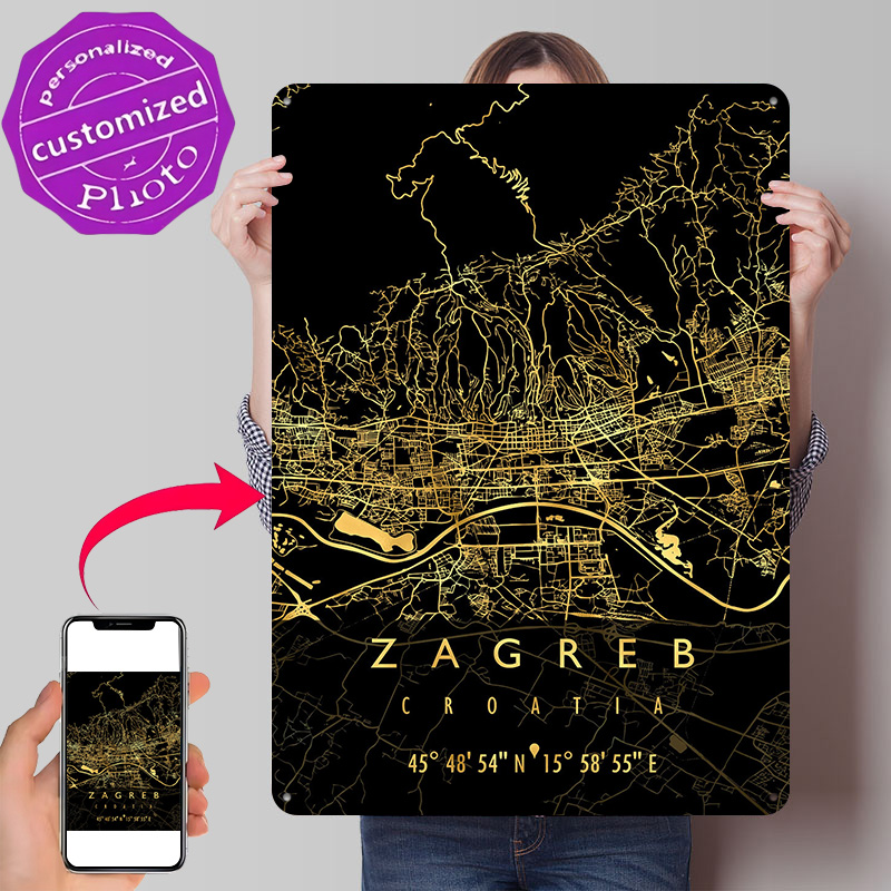 3D Printing Zagreb - Affiche imprimée en texture 3D de