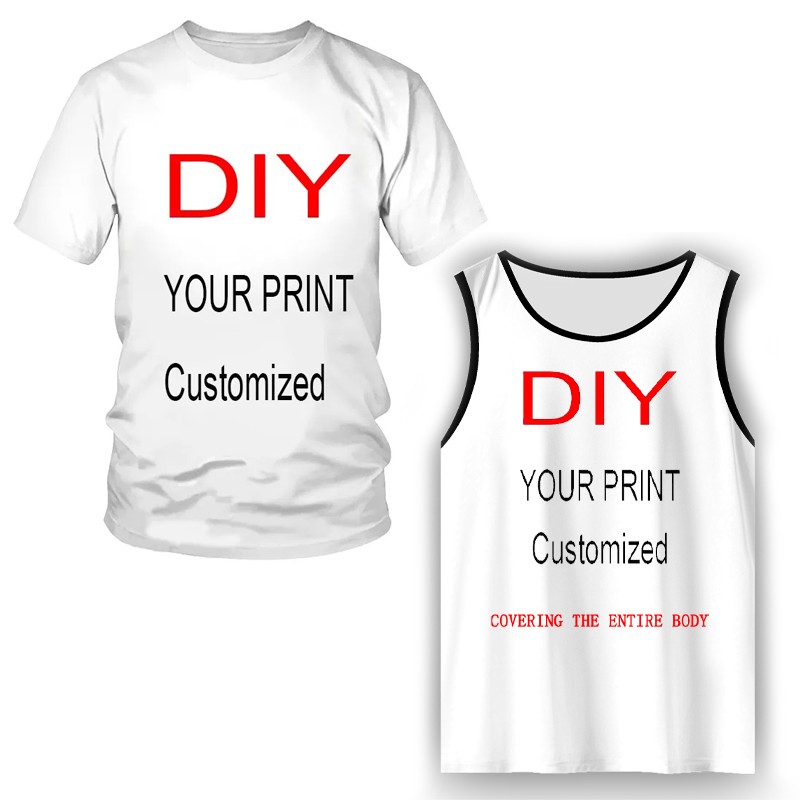 3D Printing Drawing - T-shirt personnalisé pour adultes et enfants,