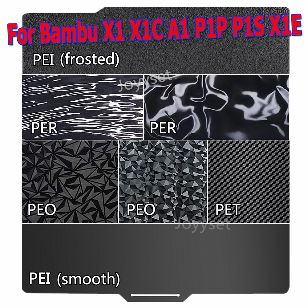3D Printing X1 Carbon - Plaque de construction magnétique en acier
