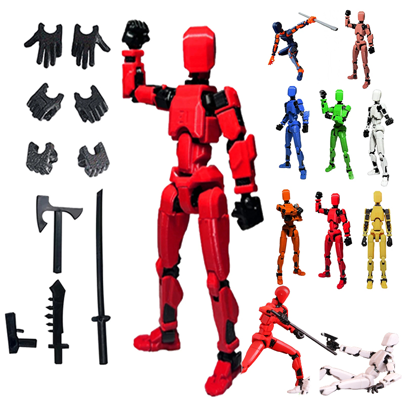 3D Printing Yourself - 1 pièces 13 articulations Figure articulée