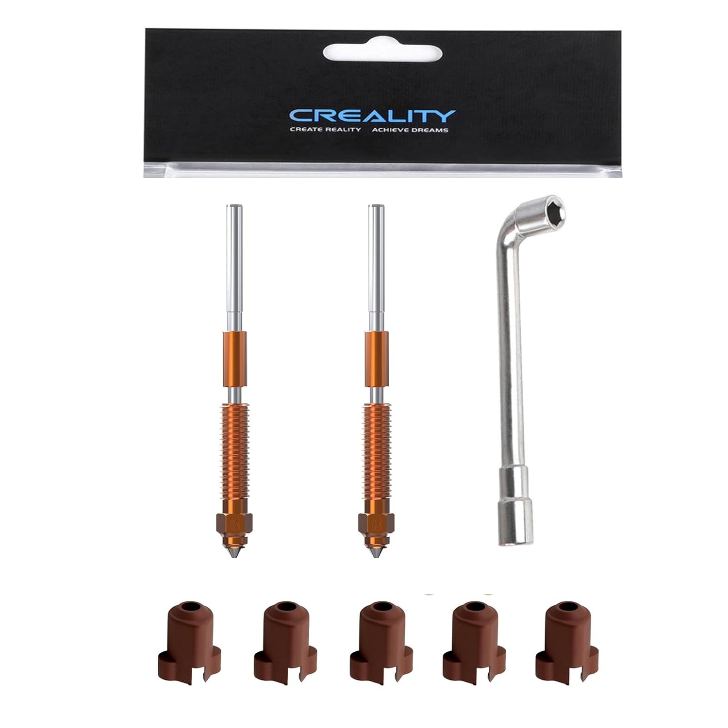 3D Printer Nozzle Brass - 1/3/5 pièces buse Creality K1C, pour