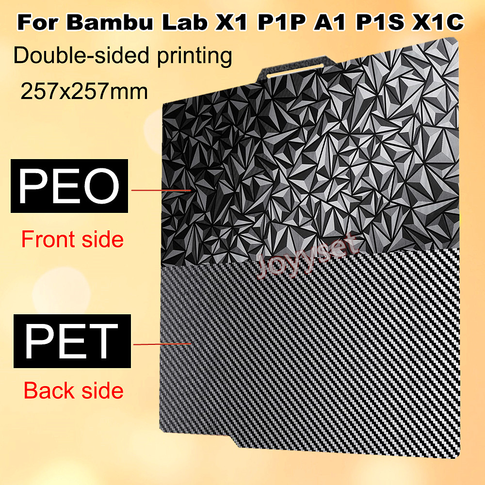 3D Printing X1 Carbon - PEO PET pour Bambu Lab X1