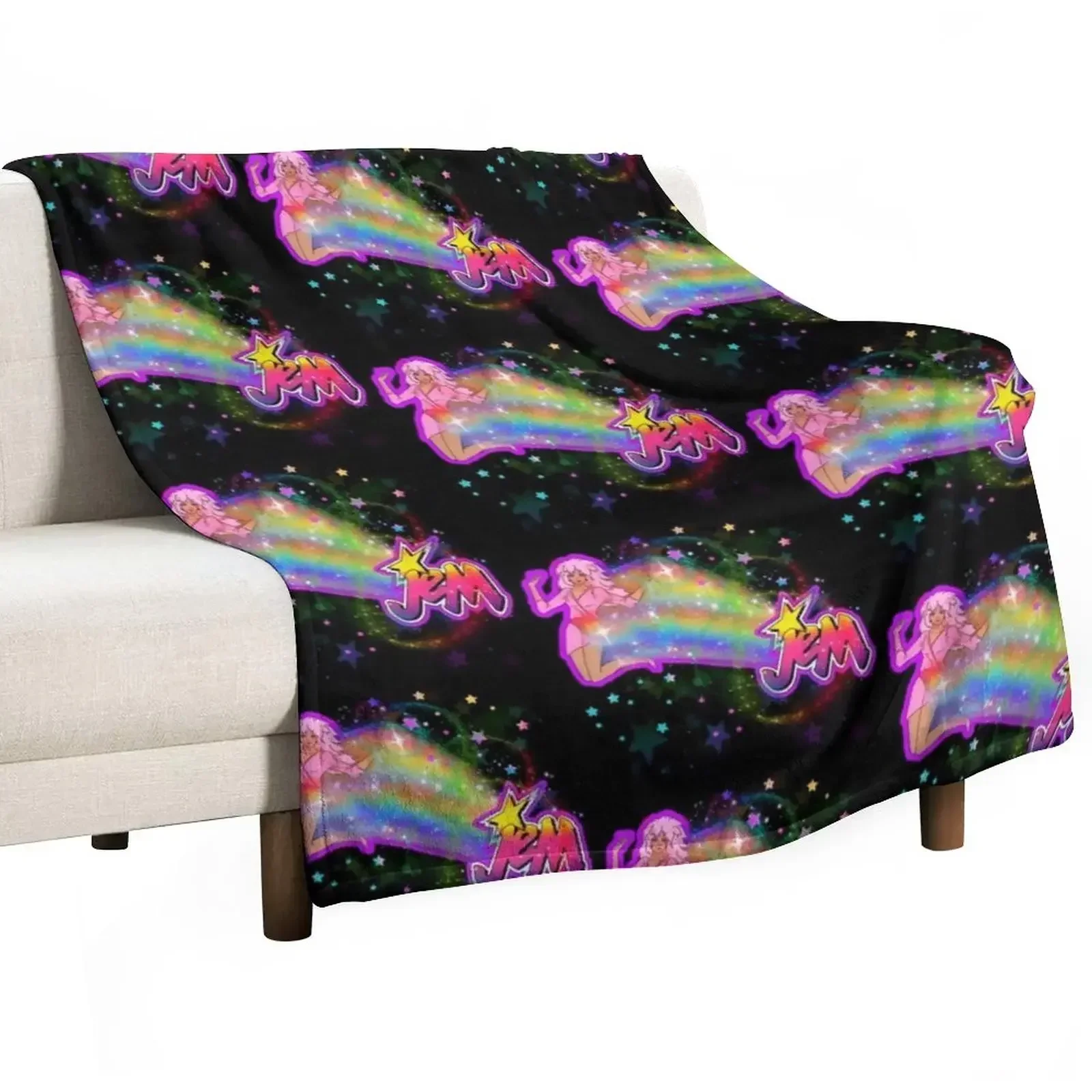 3D Printing Hologram - Couverture décorative arc-en-ciel Jem and the