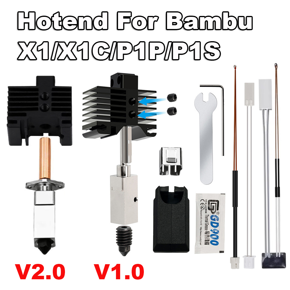 3D Printing X1 Carbon - Hotend amélioré d'imprimante 3D pour laboratoire