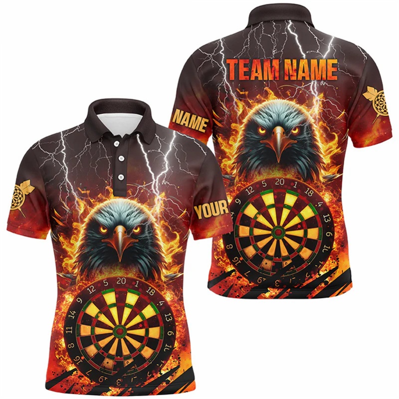 3D Printing Eagle - Tigre squelette Dragon aigle motif Polo