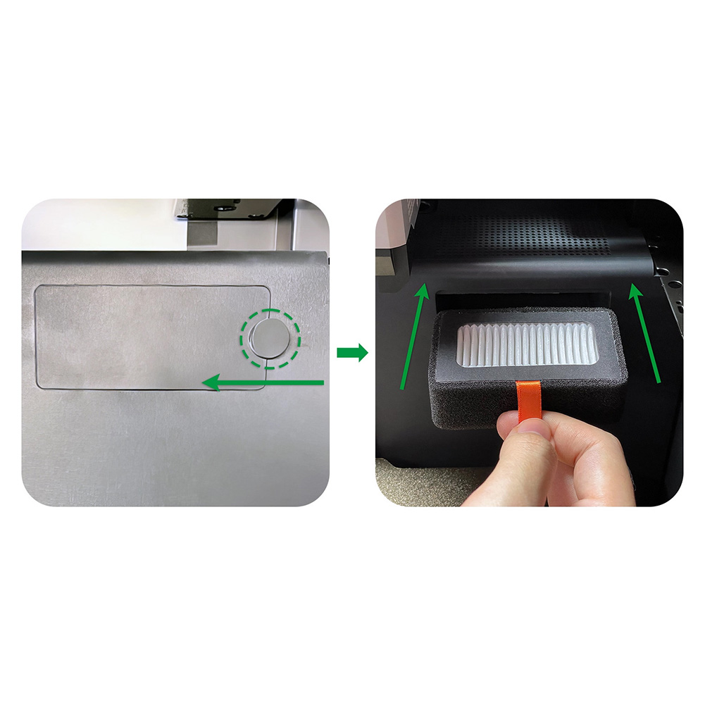3D Printing X1 Carbon - Ensemble de 2 filtres à air