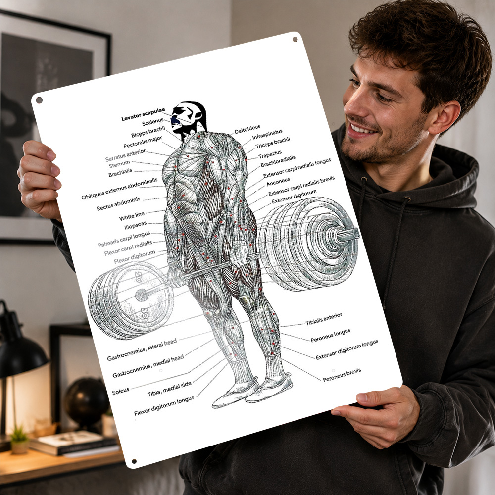 3D Printing Diagram - Affiche 3D imprimée avec diagramme d'anatomie