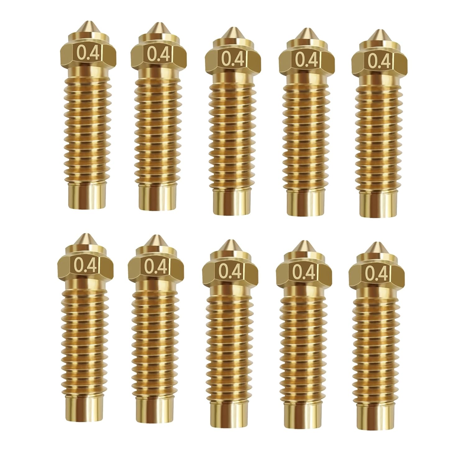 3D Printer Nozzle Brass - 5/10PC Elegoo Neptune 4 Plus/Neptune 4