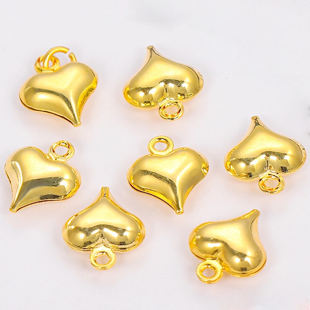 3D Printing Jewellery - Petits breloques en laiton plaqué or