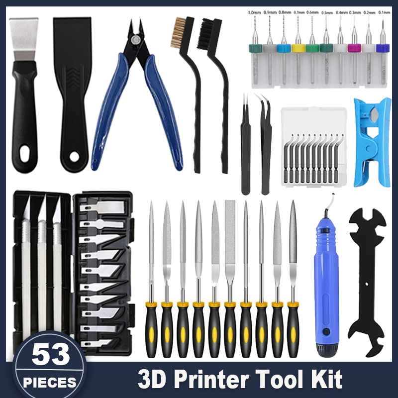 3D Printing Bambu Lab - Kit d’outils pour imprimante 3D, 53
