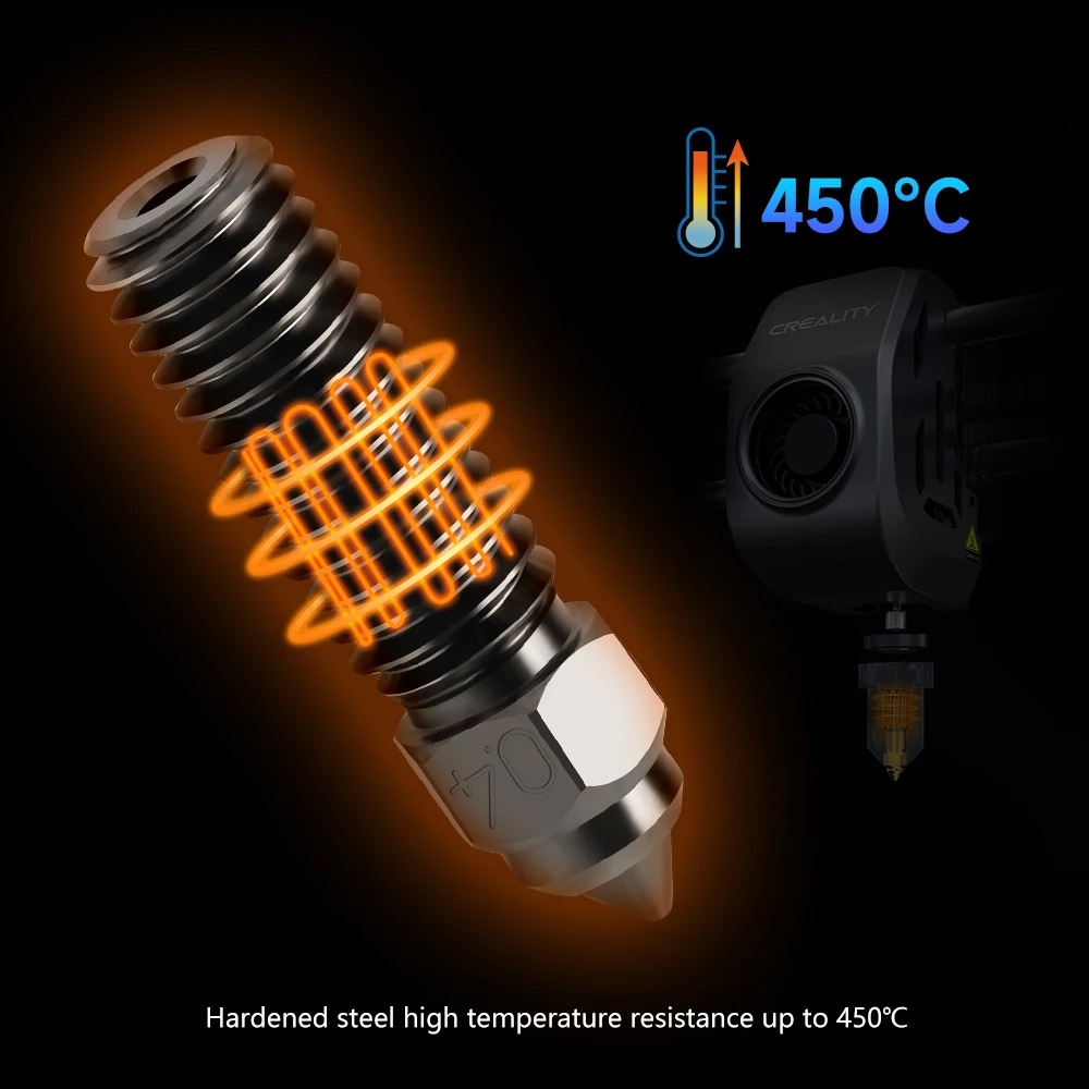 Buse en acier trempé Creality  - 3D Printer Nozzle Brass avis et prix