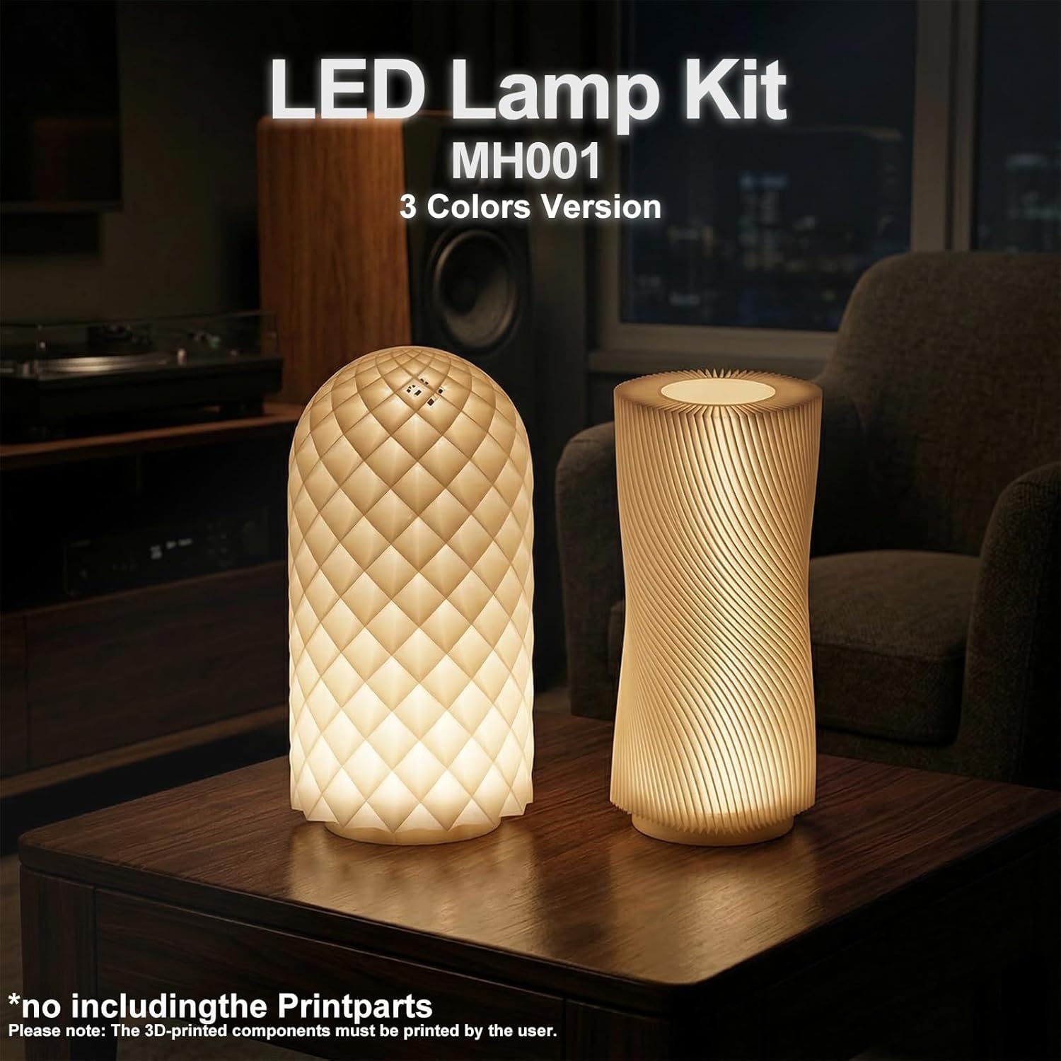 Kit de 5 lampes LED 001 trois  - 3D Printing Bambu Lab avis et prix