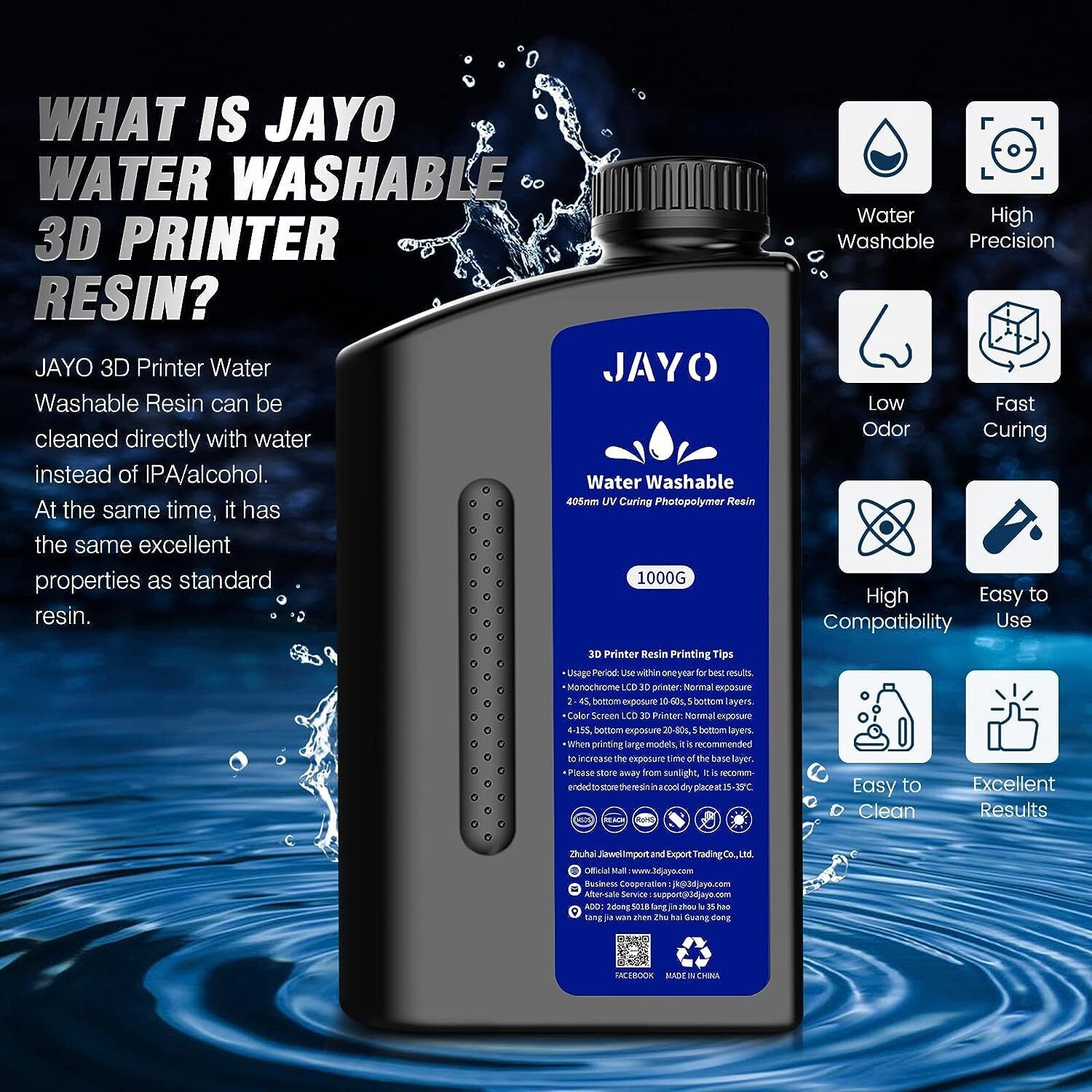 JAYO – résine d'imprimante 3D  - Glue For 3D Printing avis et prix