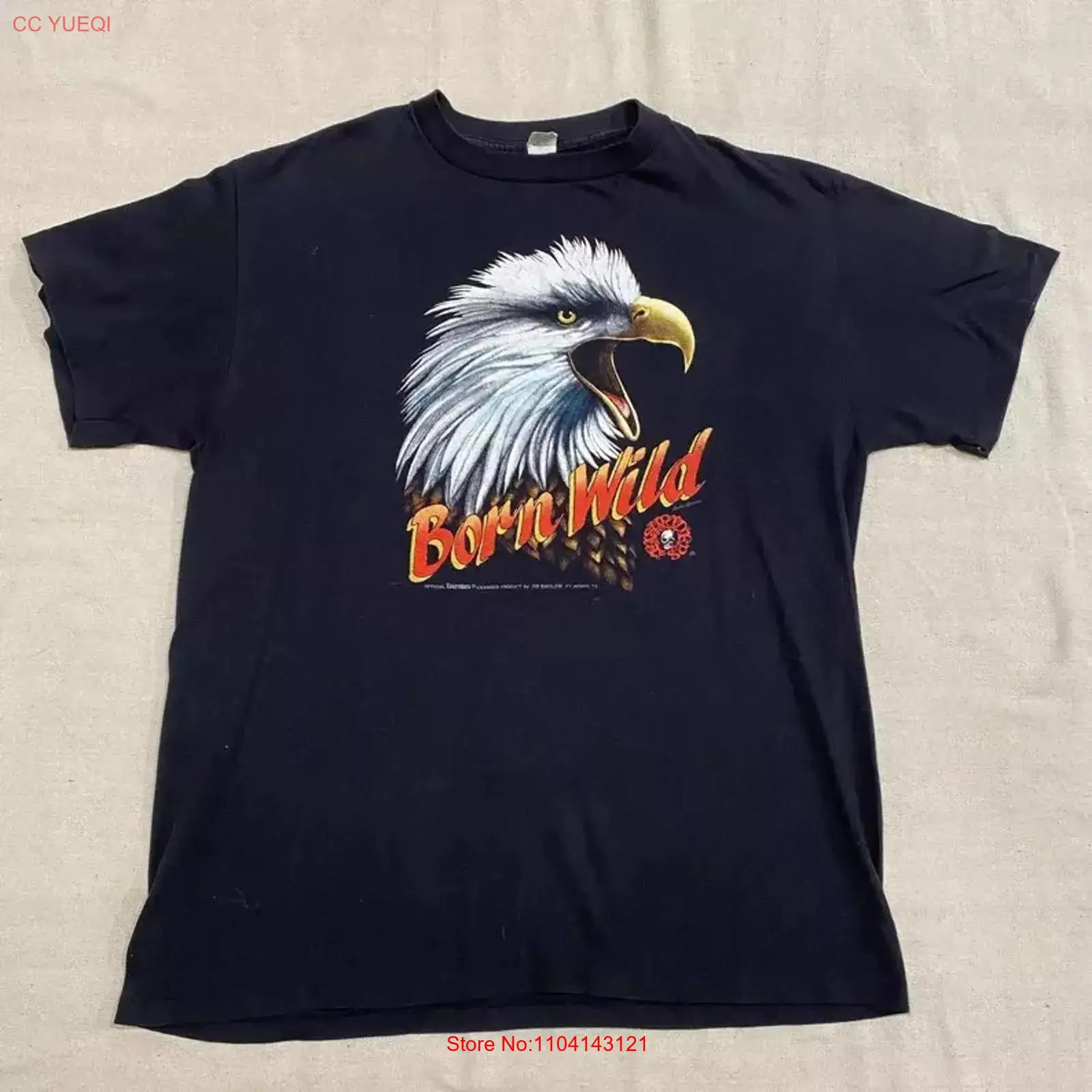 T-shirt vintage années 80 avec - 3D Printing Eagle avis et prix