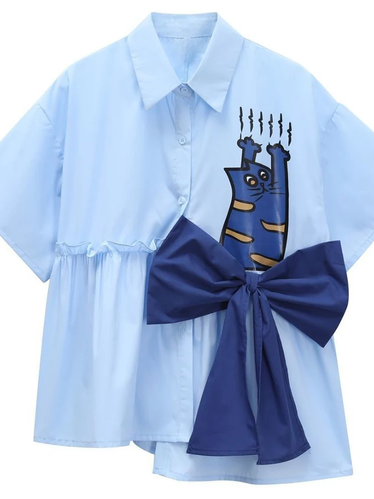 Zoki 3D Bow mignon chemise fem - 3D Printing Drawing avis et prix