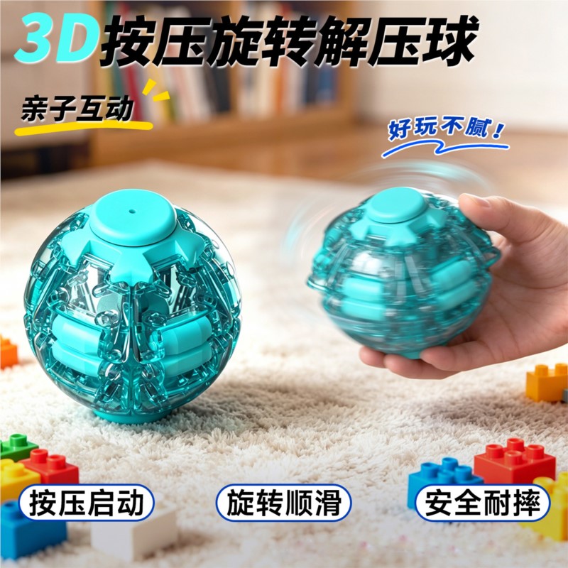 Balle anti-stress à rotation f - 3D Printing Drawing avis et prix