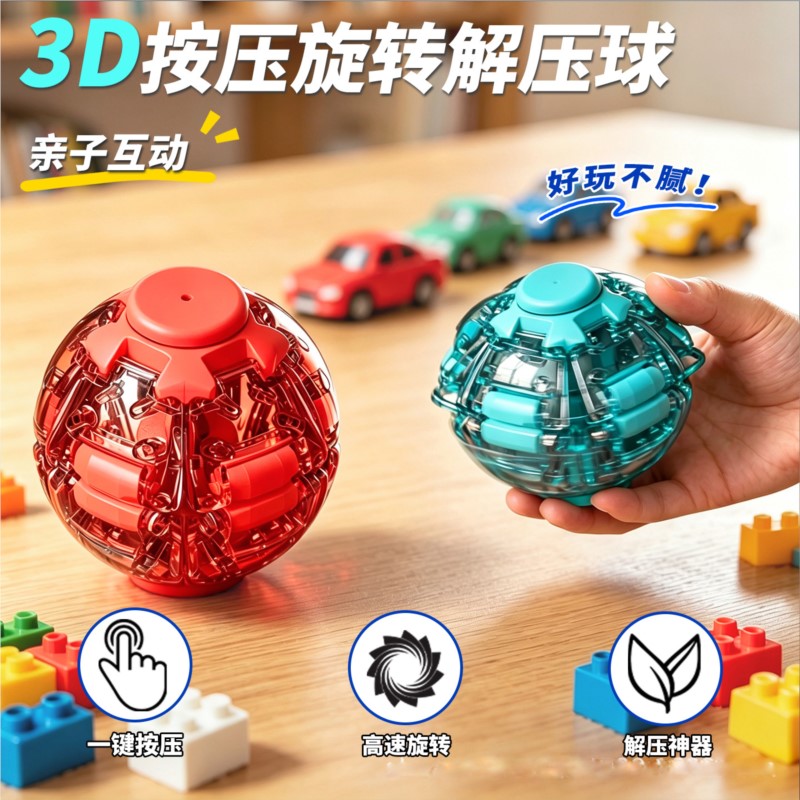 Balle anti-stress à rotation f - 3D Printing Drawing avis et prix