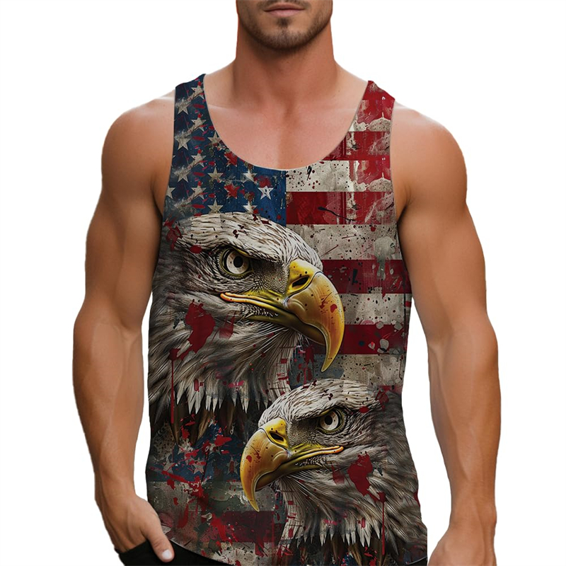 T-shirt graphique imprimé 3D A - 3D Printing Eagle avis et prix