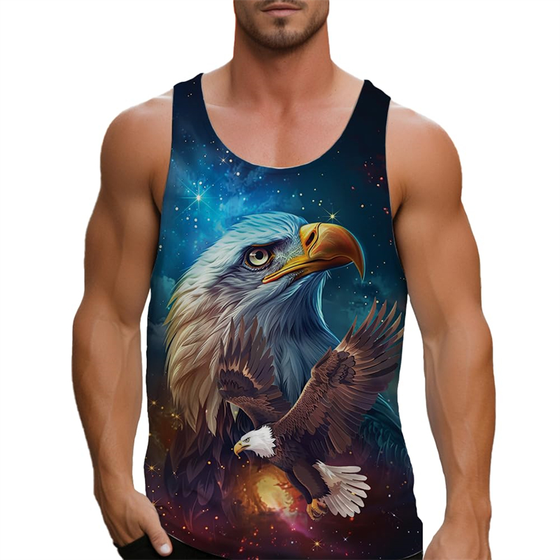 T-shirt graphique imprimé 3D A - 3D Printing Eagle avis et prix
