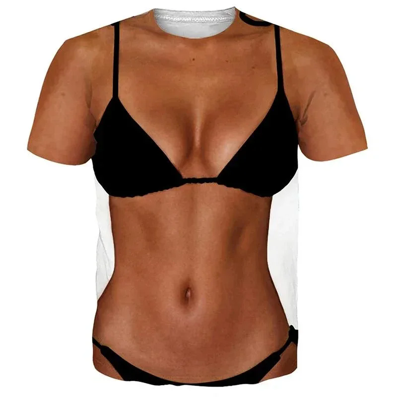 T-shirt à Manches Courtes pour - 3D Printing Drawing avis et prix