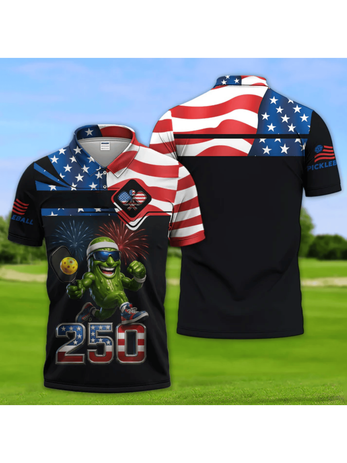 Polo pour homme USA 250th Anni - 3D Printing Eagle avis et prix