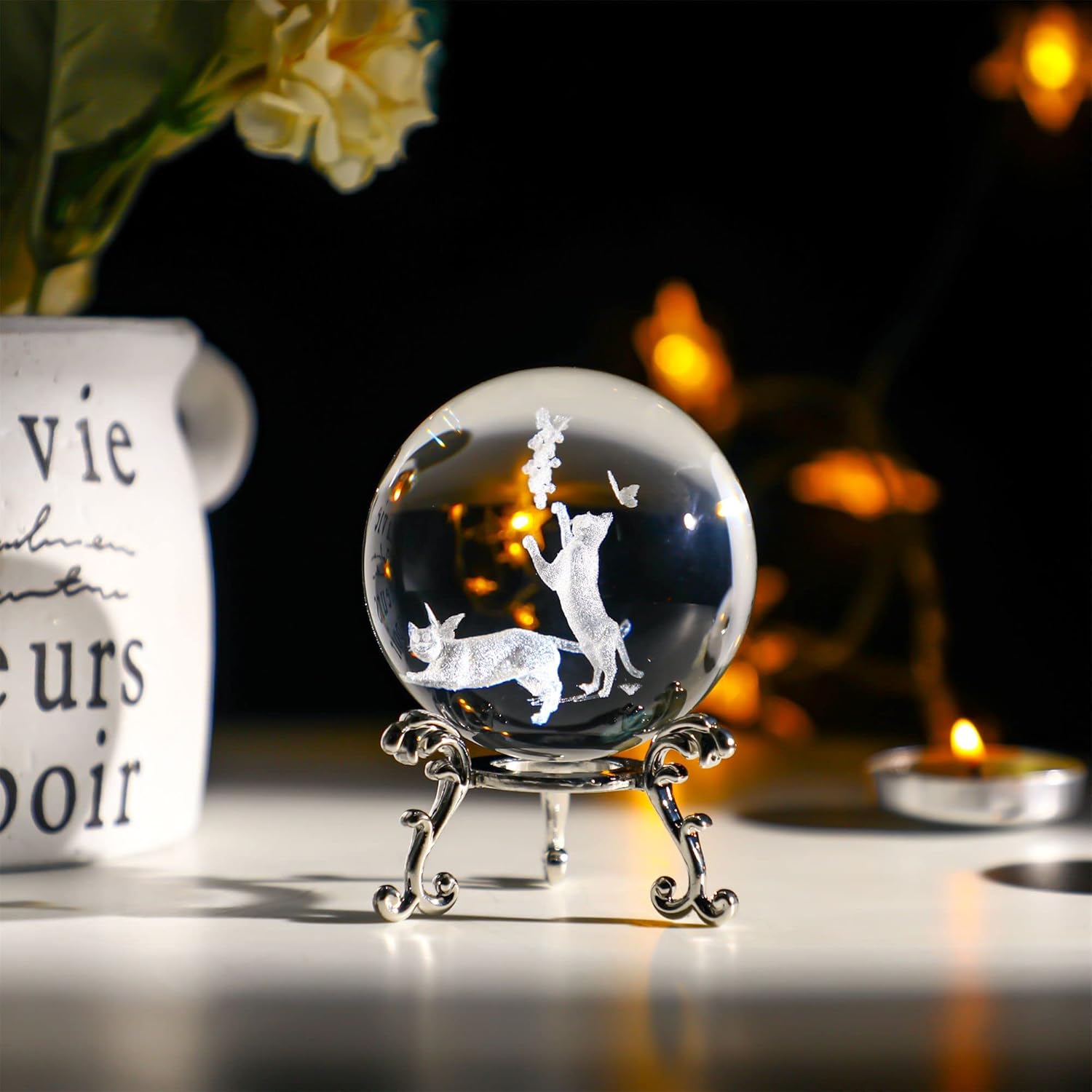 Boule de cristal de chat de 60 - 3D Printing Laser Cutting avis et prix