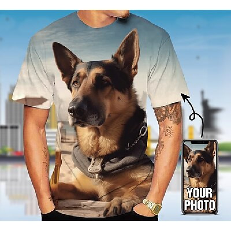 T-shirt personnalisé pour homm - 3D Printing Drawing avis et prix