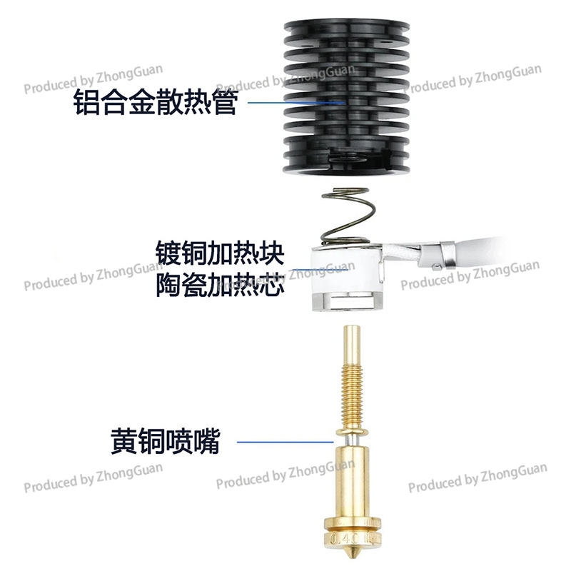 Buse en céramique résistante a - 3D Printer Nozzle Brass avis et prix