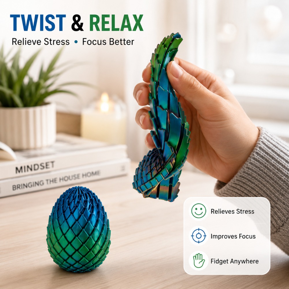Jouet œuf de dragon torsadé im - 3D Printing Lizard avis et prix