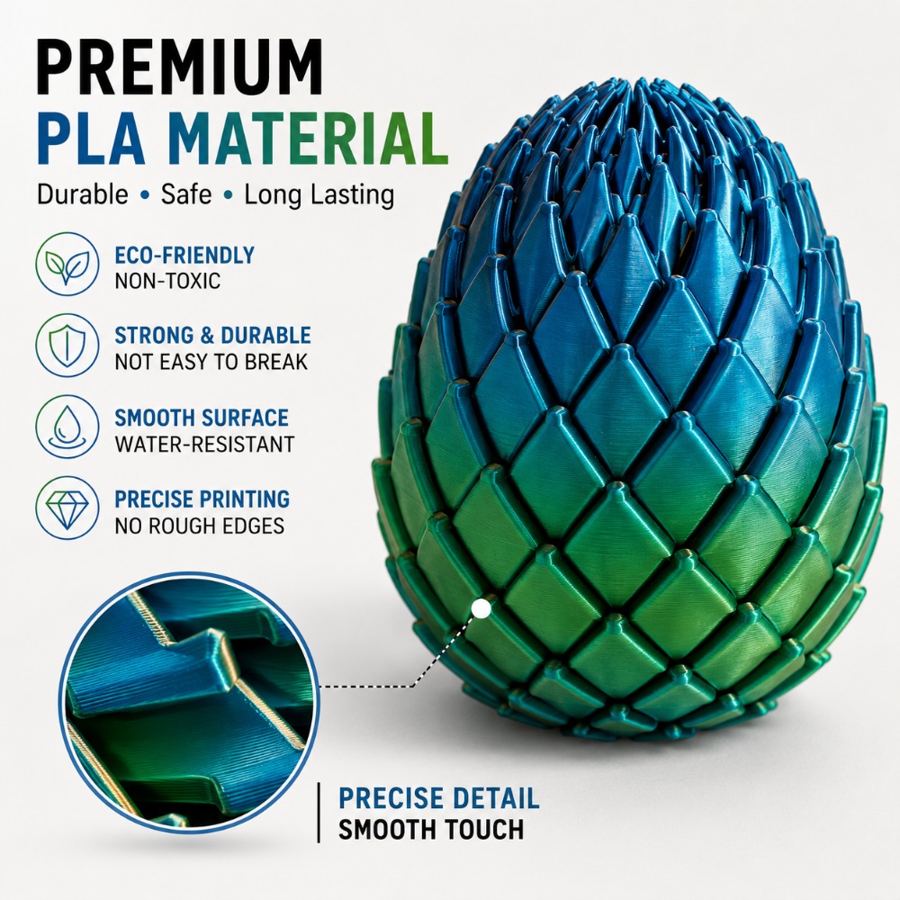 Jouet œuf de dragon torsadé im - 3D Printing Lizard avis et prix