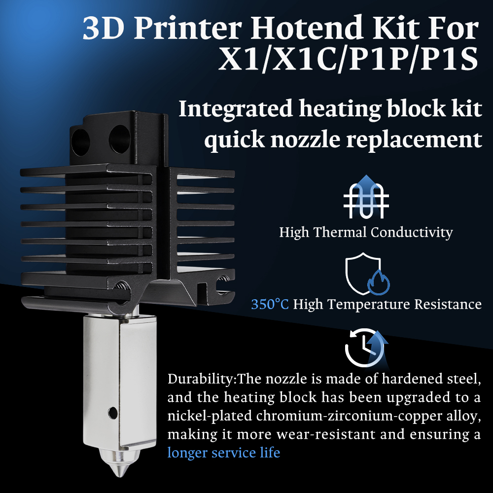 Hotend pour Bambu Lab P1P X1C  - 3D Printing Bambu Lab avis et prix