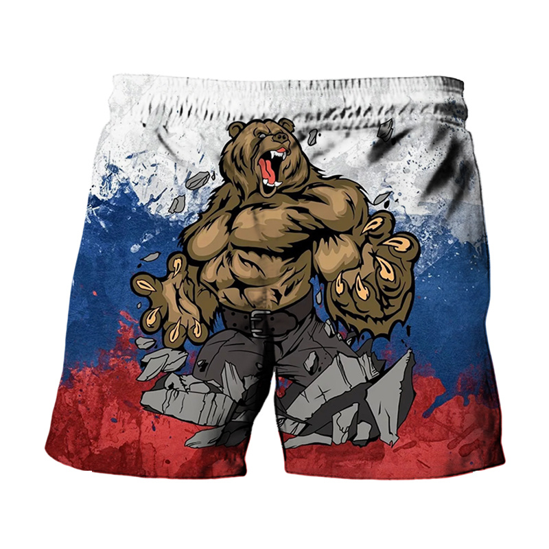 Short de plage graphique avec  - 3D Printing Eagle avis et prix