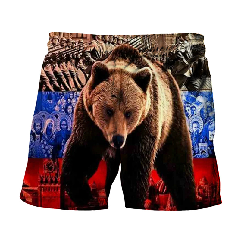 Short de plage graphique avec  - 3D Printing Eagle avis et prix