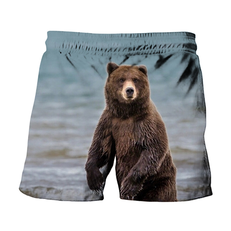 Short de plage graphique avec  - 3D Printing Eagle avis et prix