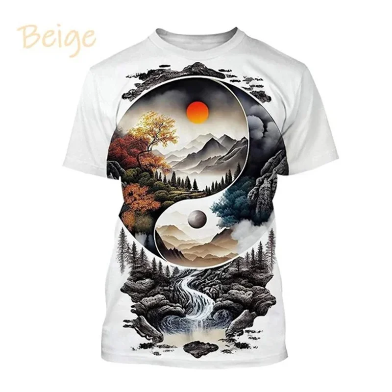 T-shirt homme motif Tai Chi ch - 3D Printing Diagram avis et prix
