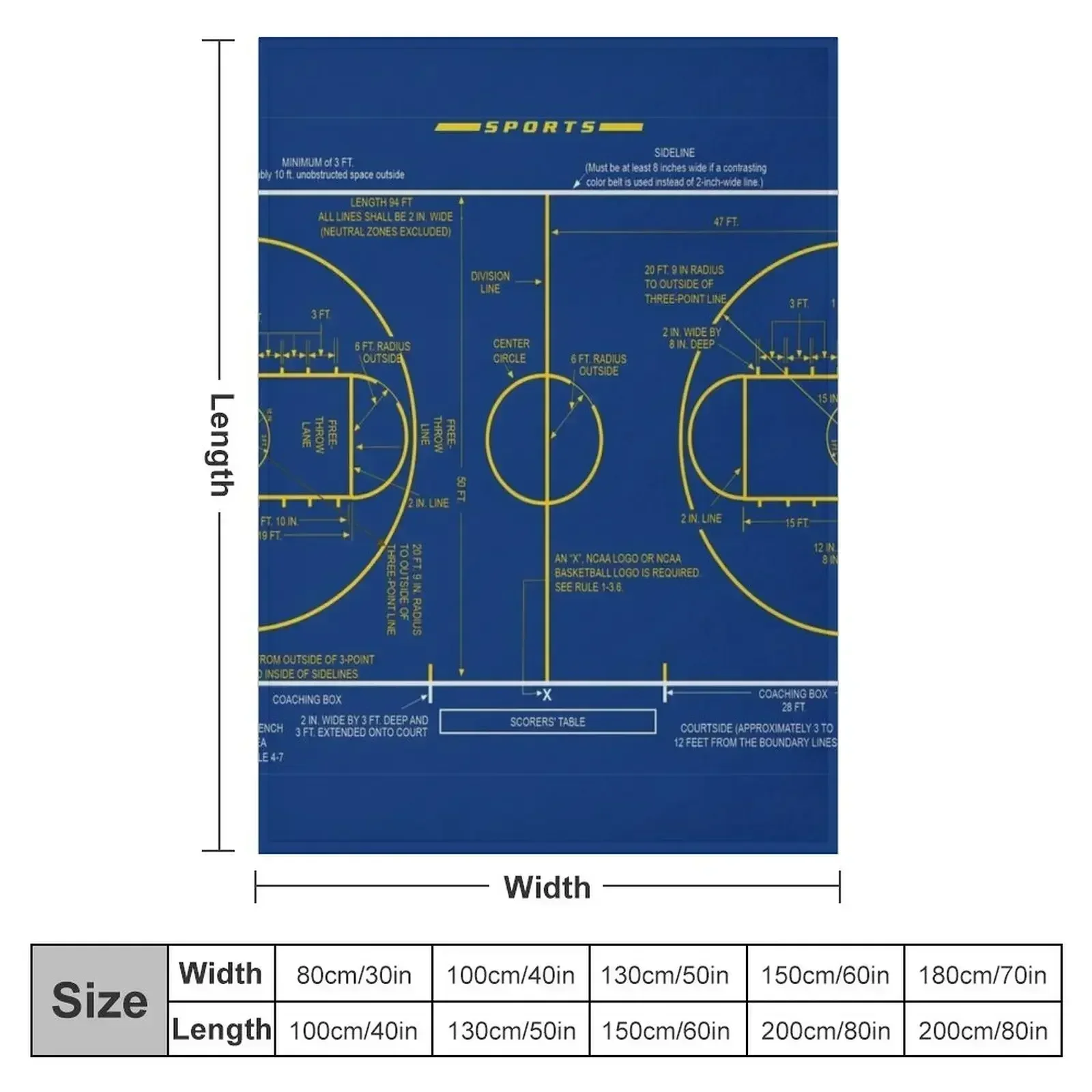 Schéma du terrain de basketbal - 3D Printing Diagram avis et prix
