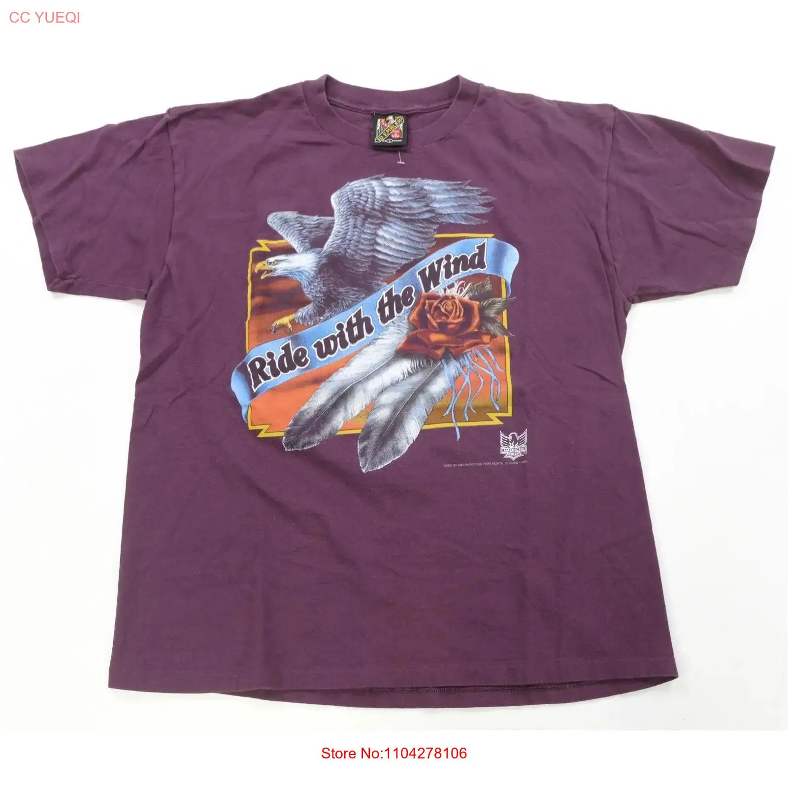 T-shirt vintage rare VTG 3D EM - 3D Printing Eagle avis et prix