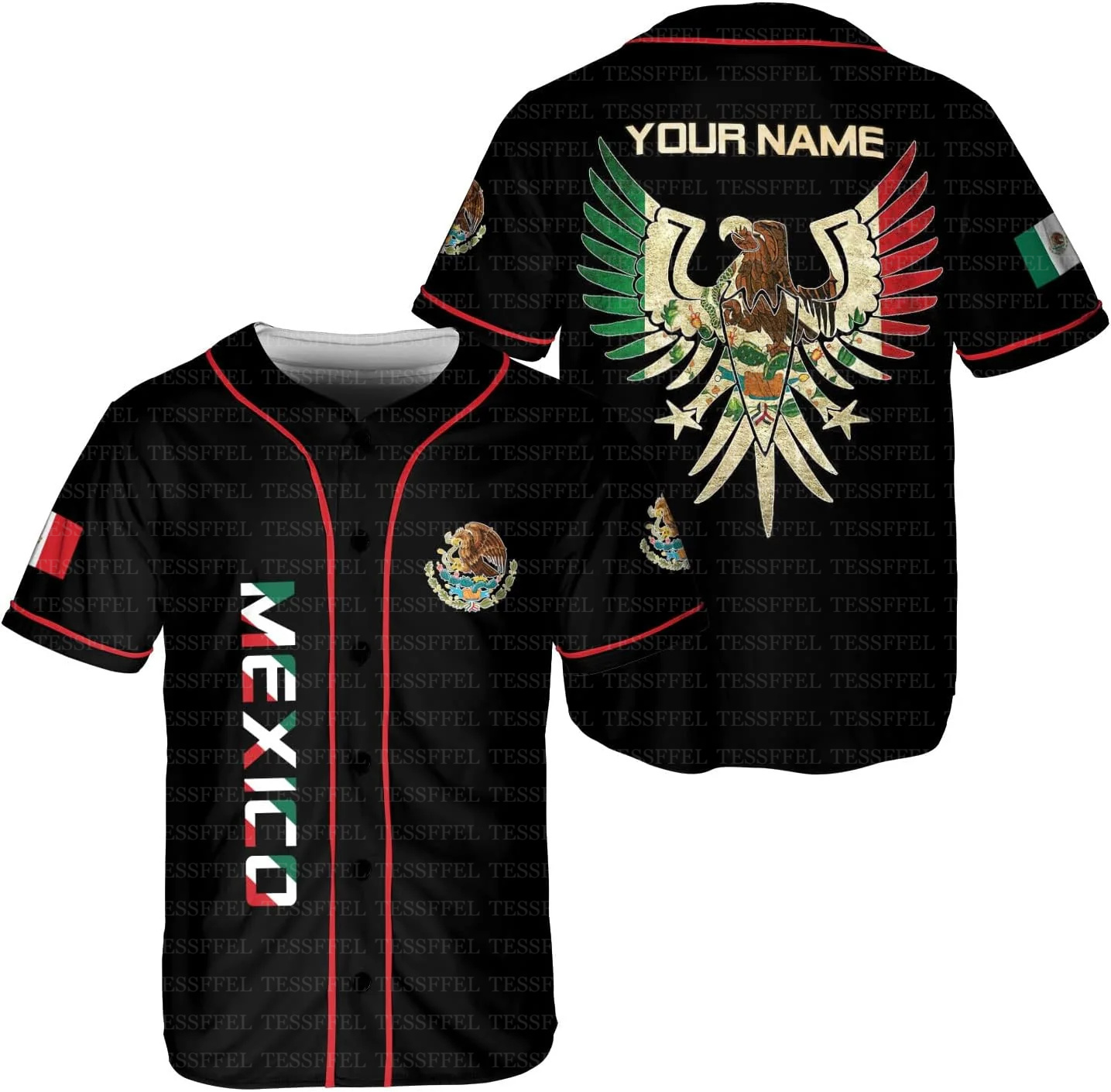 Maillot de baseball rétro unis - 3D Printing Eagle avis et prix